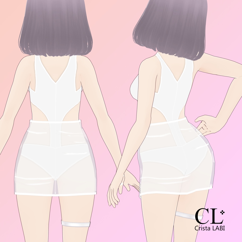 エロかわ♡シースルーセットアップ4カラー