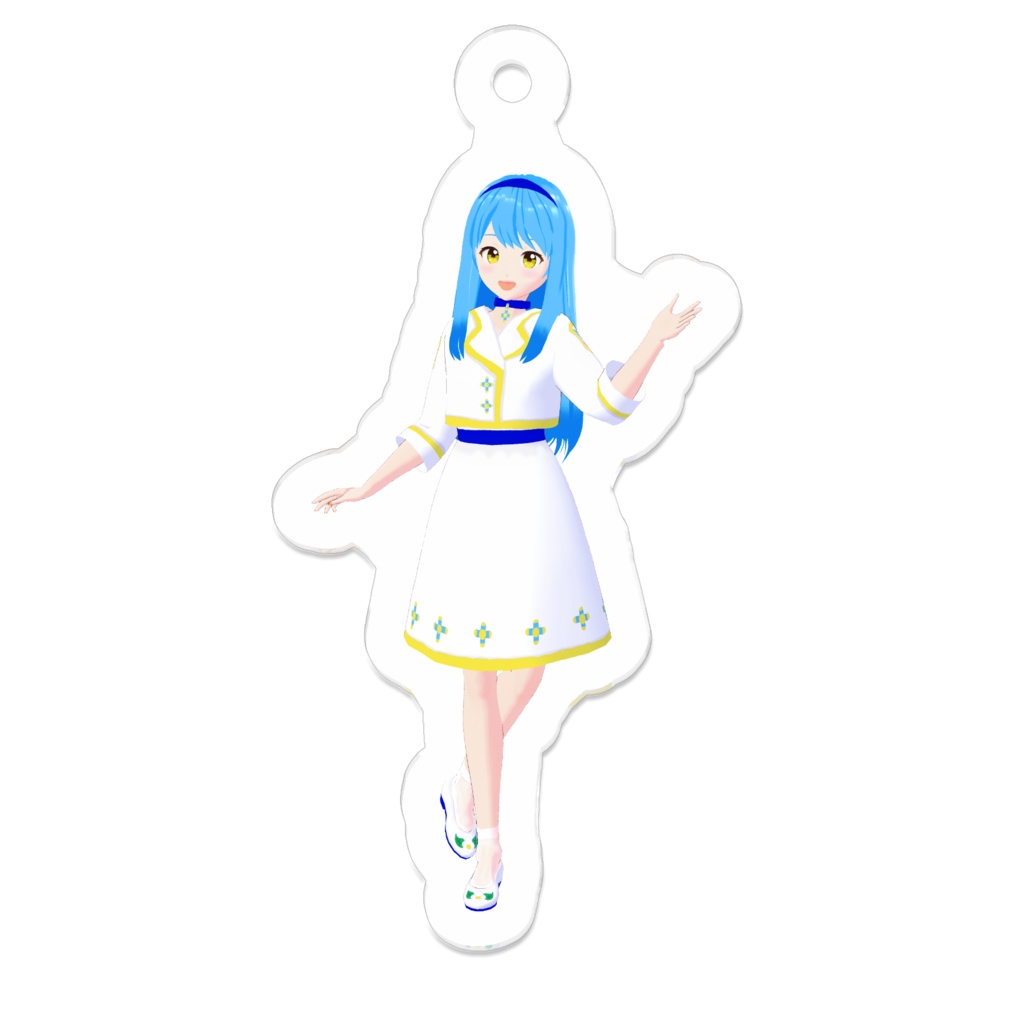 【沢ところ】アクリルキーホルダー（そらのうえショッピングモール VTuber展出展記念）