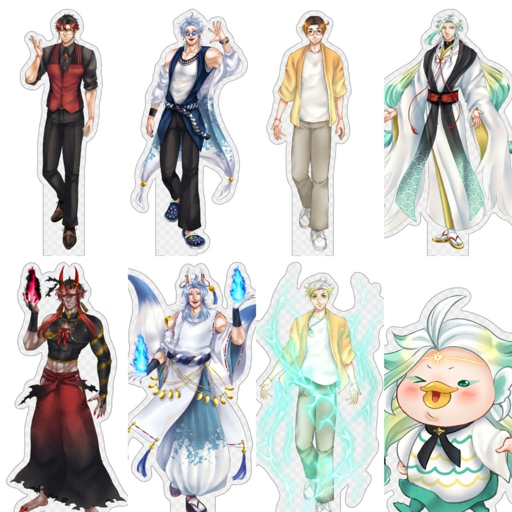【受注生産】鬼燈珈琲キャラアクリルスタンド8種