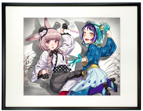森倉円 複製原画「鳥獣人物戯画」【Reproduction Original Artwork】"Choju Jinbutsu Giga" Framed Art by En Morikura