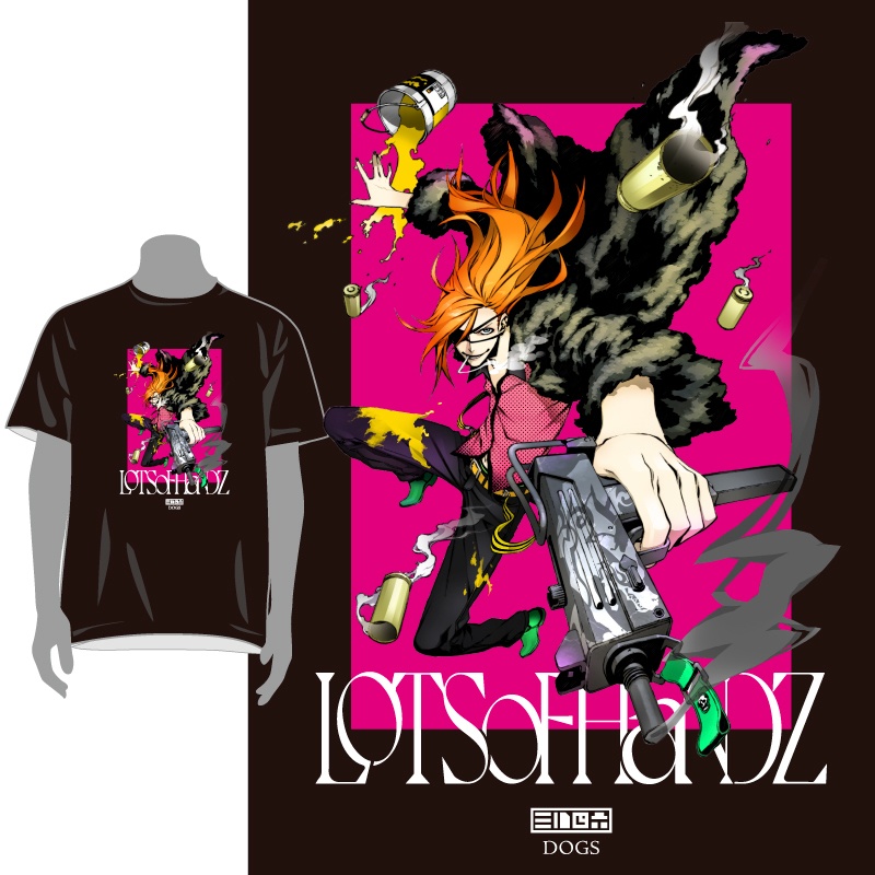 ビッグシルエットTシャツ『バドー = ネイルズ』