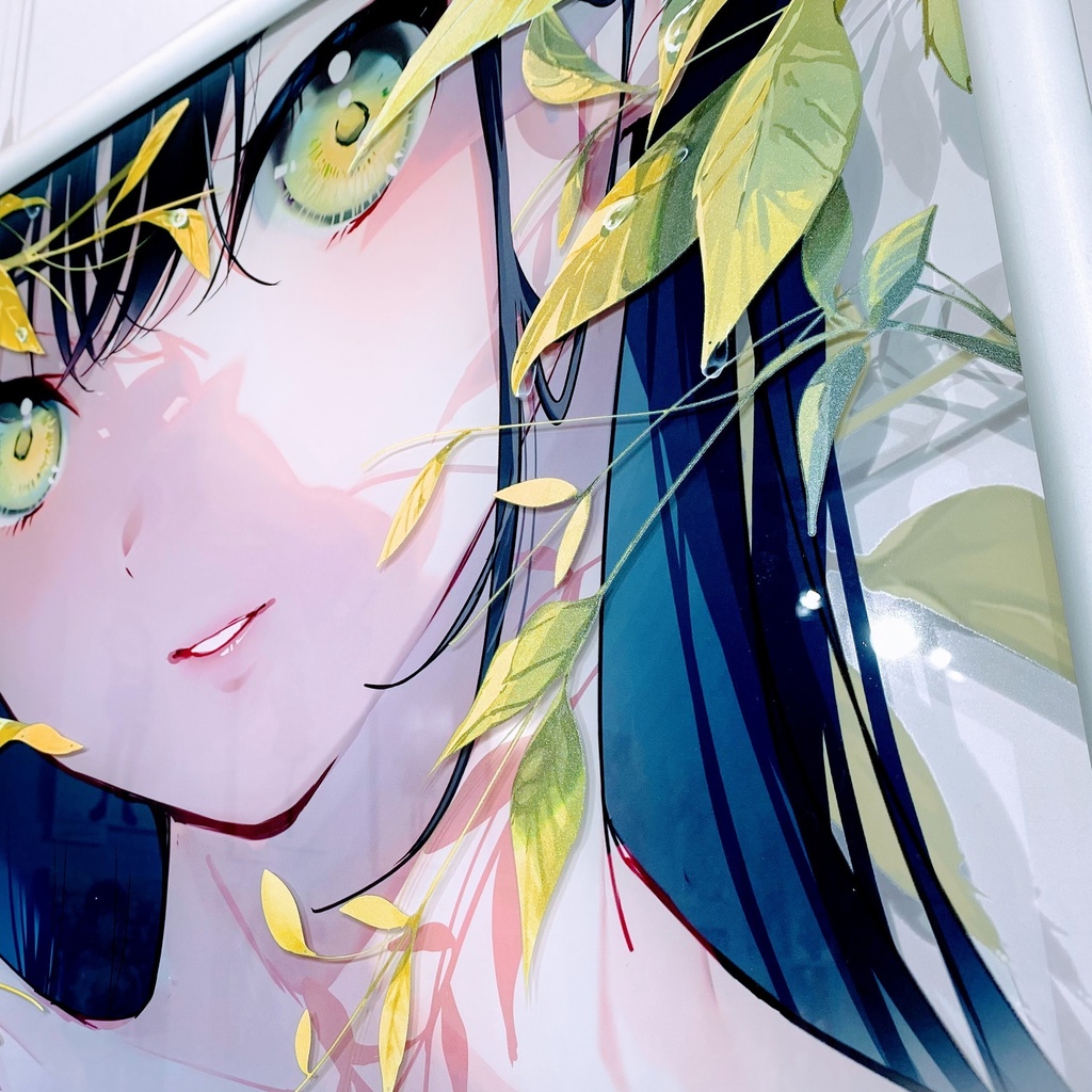 『美和野らぐデジタルアート制作10周年記念』レイヤードアクリルアートB『命の芽吹き』