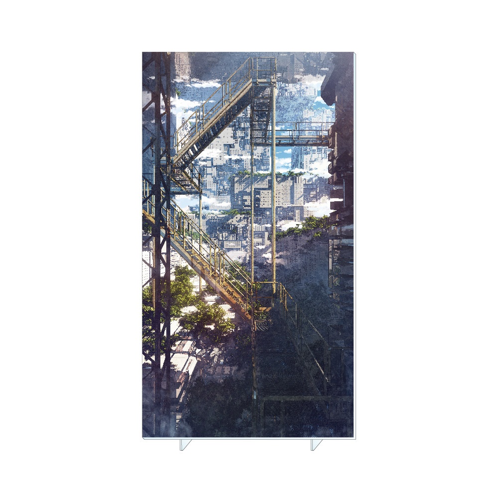 卓上アクリルアート A『巨大回路区画』