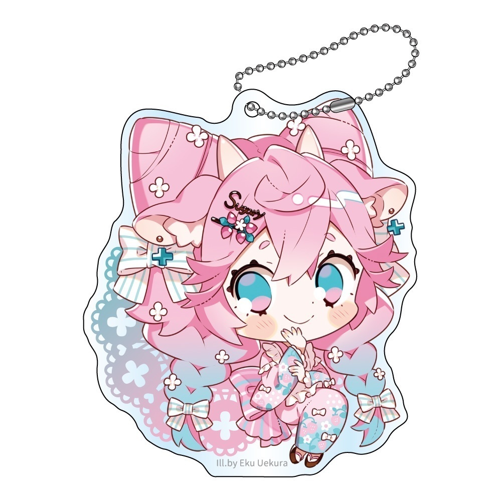 【受注販売】アクリルキーホルダー『和装シュガリィちゃん』
