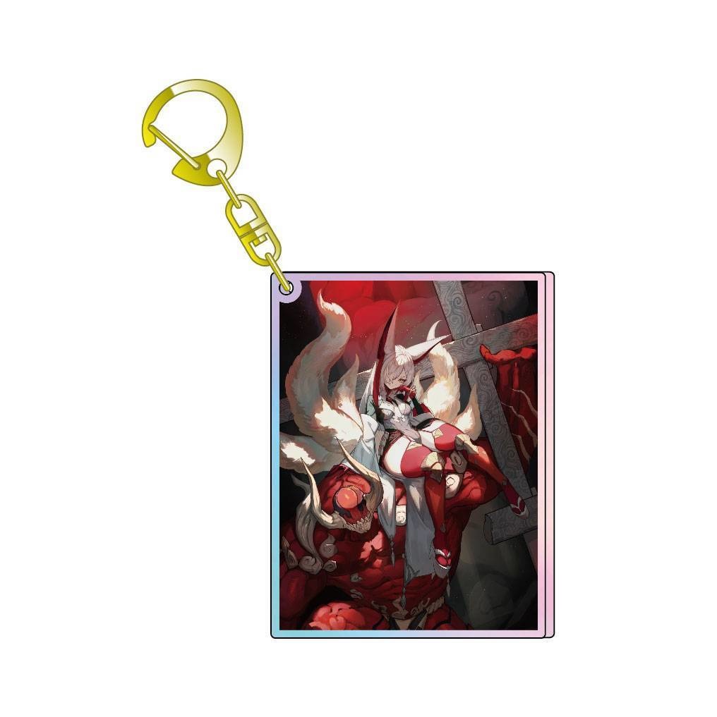 トレーディングカード風キラキラアクリルキーホルダーA