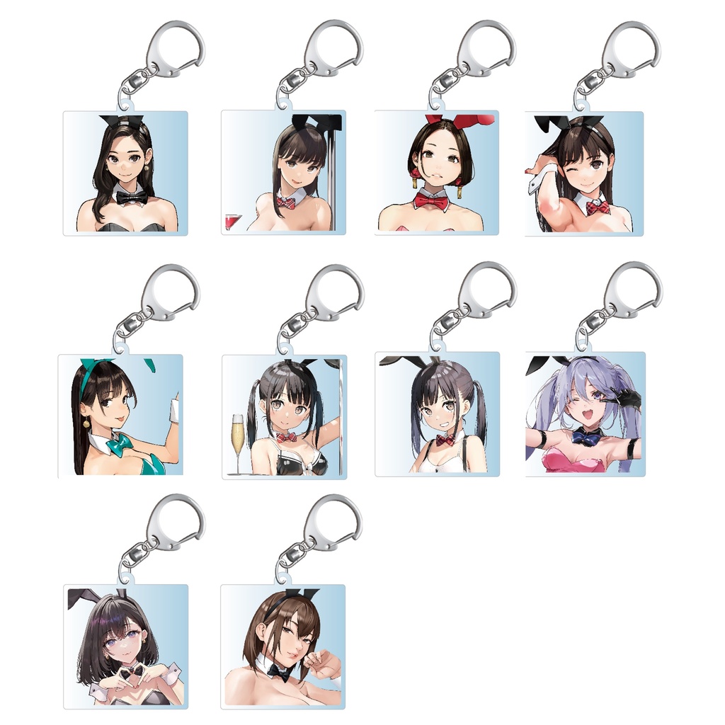 トレーディングミニアクリルキーホルダー(ランダム10種)