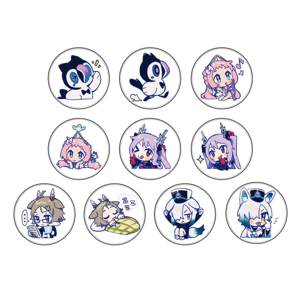 ランダム缶バッジ （全10種）