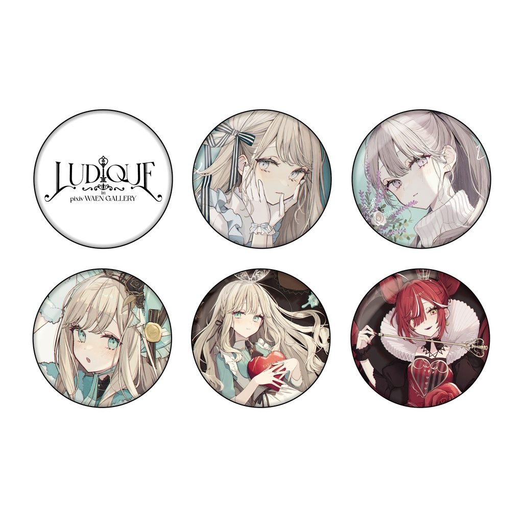 【受注販売】ランダム缶バッジ 全6種A