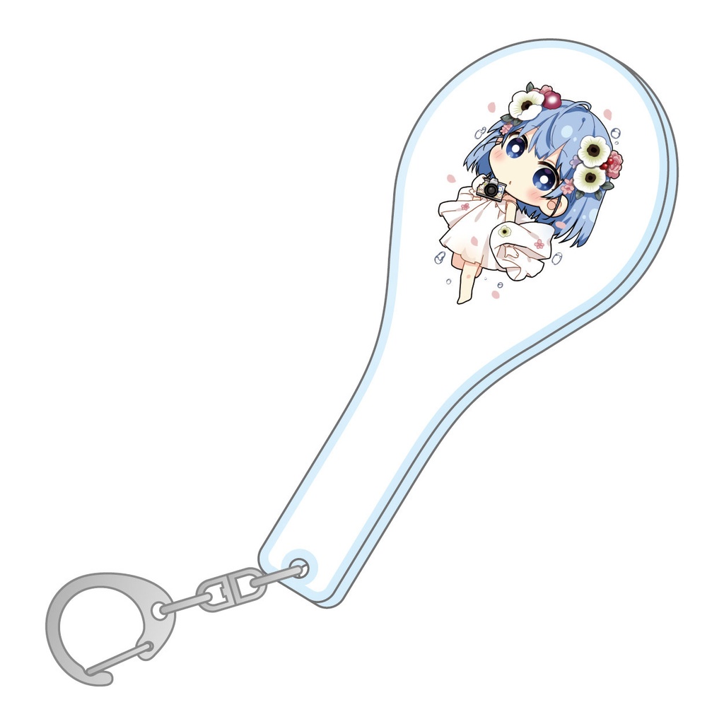 しゃもじ型アクリルキーホルダーB