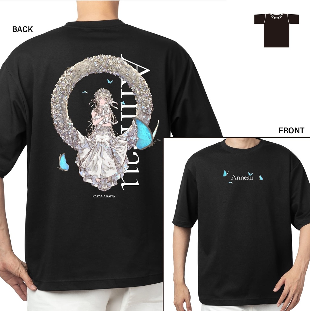 オーバーサイズTシャツA『Anneau』