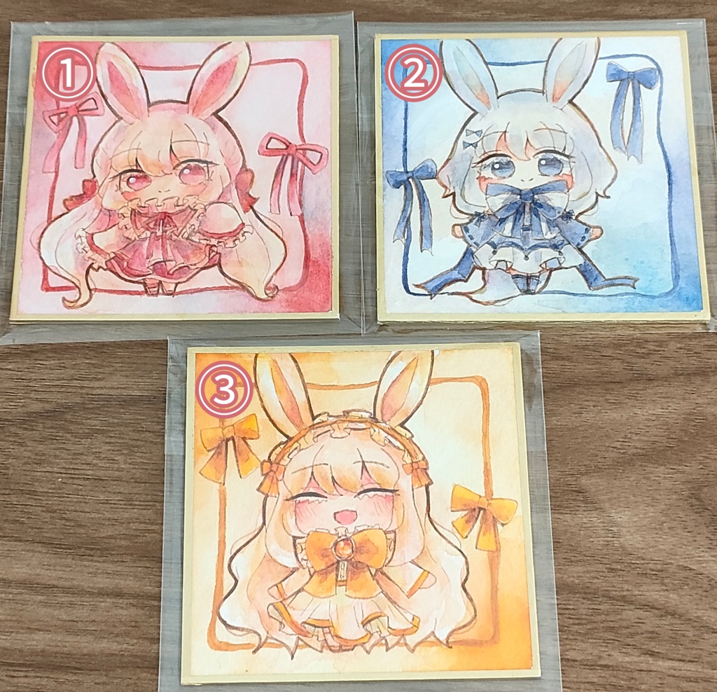 豆色紙(うさぎ)