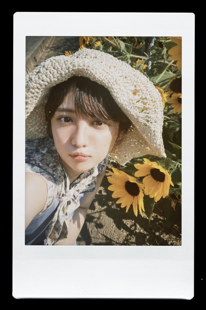 夏の日月ちゃんチェキ