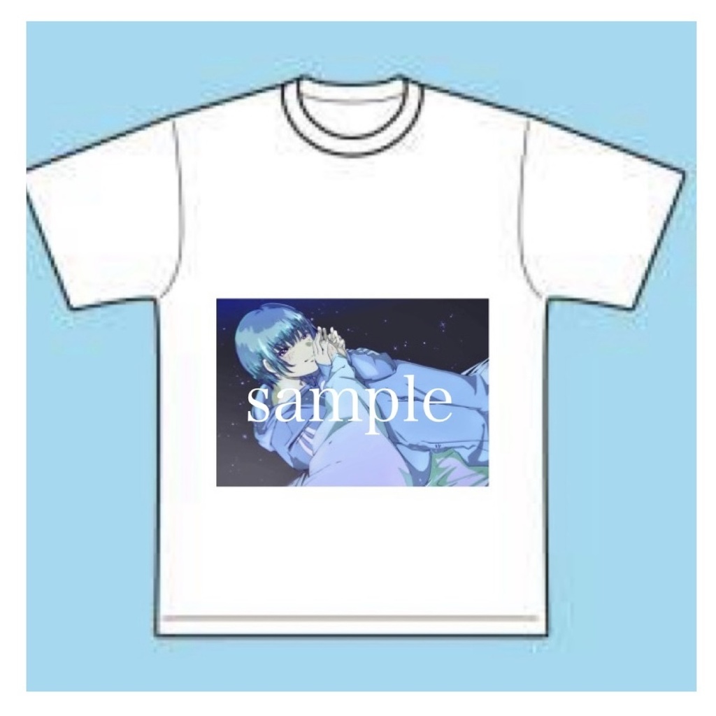 夢で逢えたらTシャツ(白/黒)