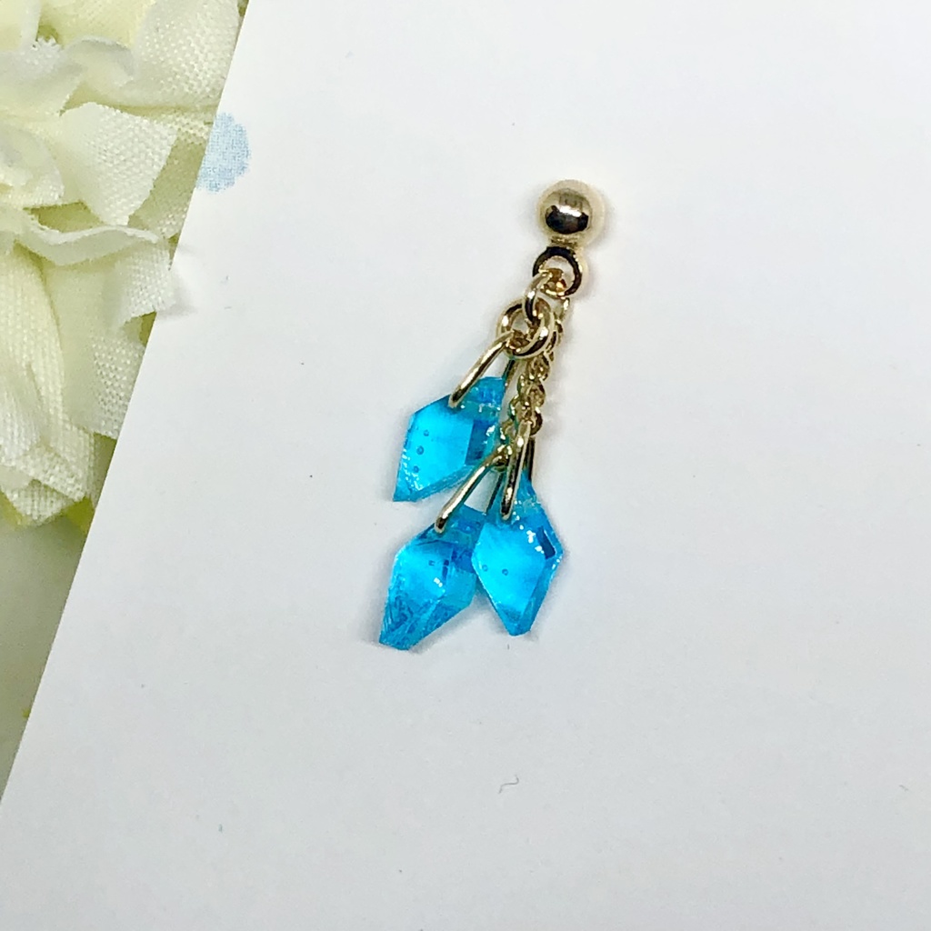 【ツイステ】ぬい用 ピアス ジェイド/フロイド