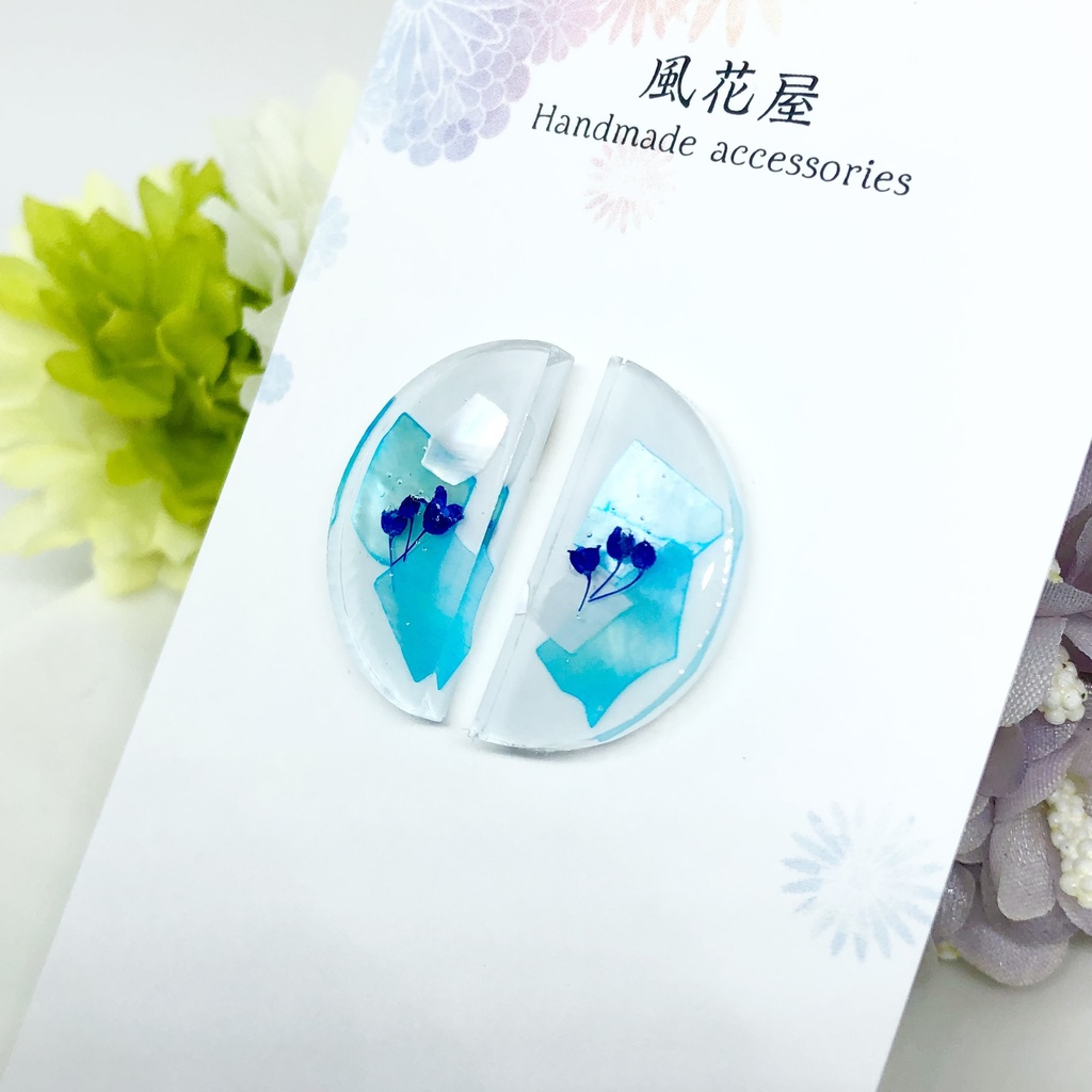 新作 刀剣乱舞 半月の花 大和守安定イメージピアス イヤリング 風花屋 限定商品販売2 6 Booth