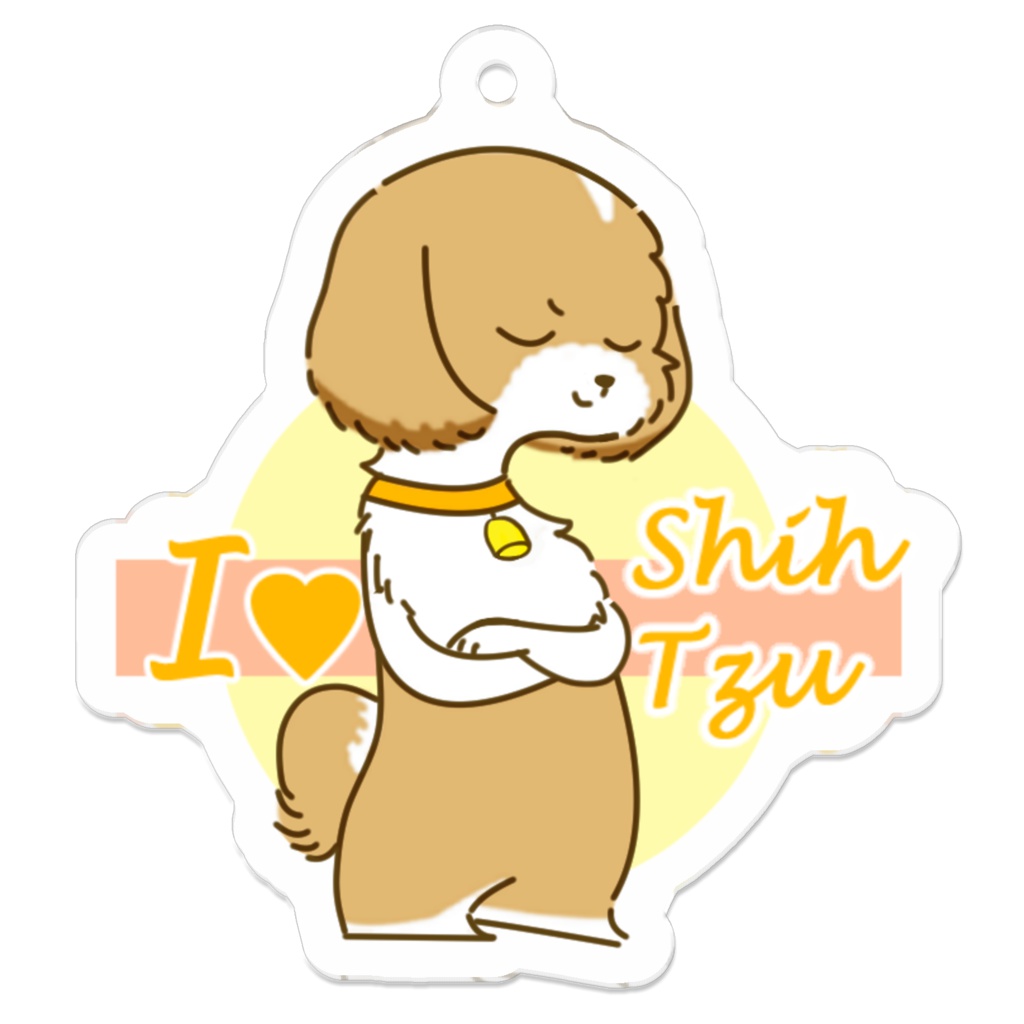 どやどっぐ シーズー アクリルキーホルダー