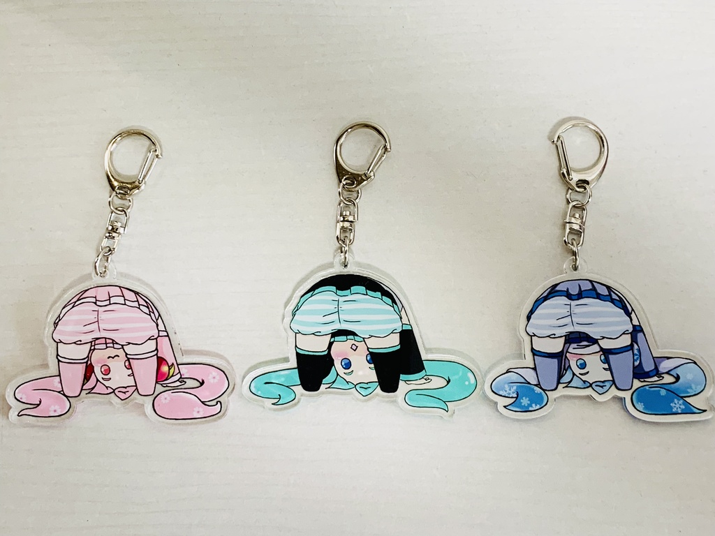 ミク3姉妹おぱんちゅ❤️ちゃん(色紙イラスト付きセット)