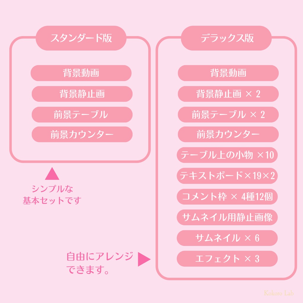 【動く背景】いちごスイーツのパティスリーVol.3 【きらめくカフェ】/ Strawberry Sweets Background Set for VTuber & Streamers