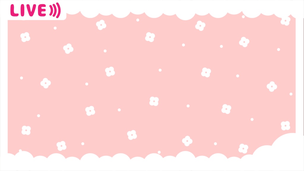 【フリー素材】背景素材(桜/小花)【無料】