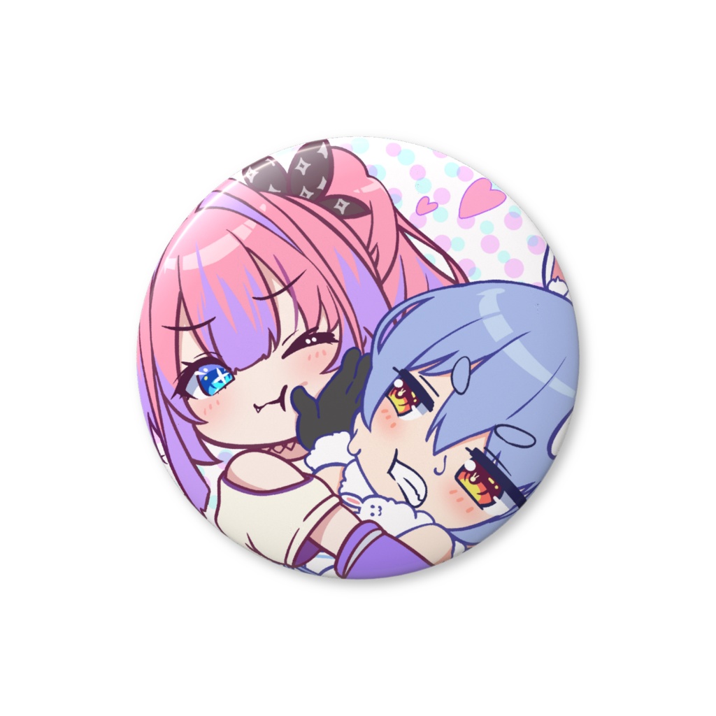 ぺこヴィヴィ缶バッジ【非公式】