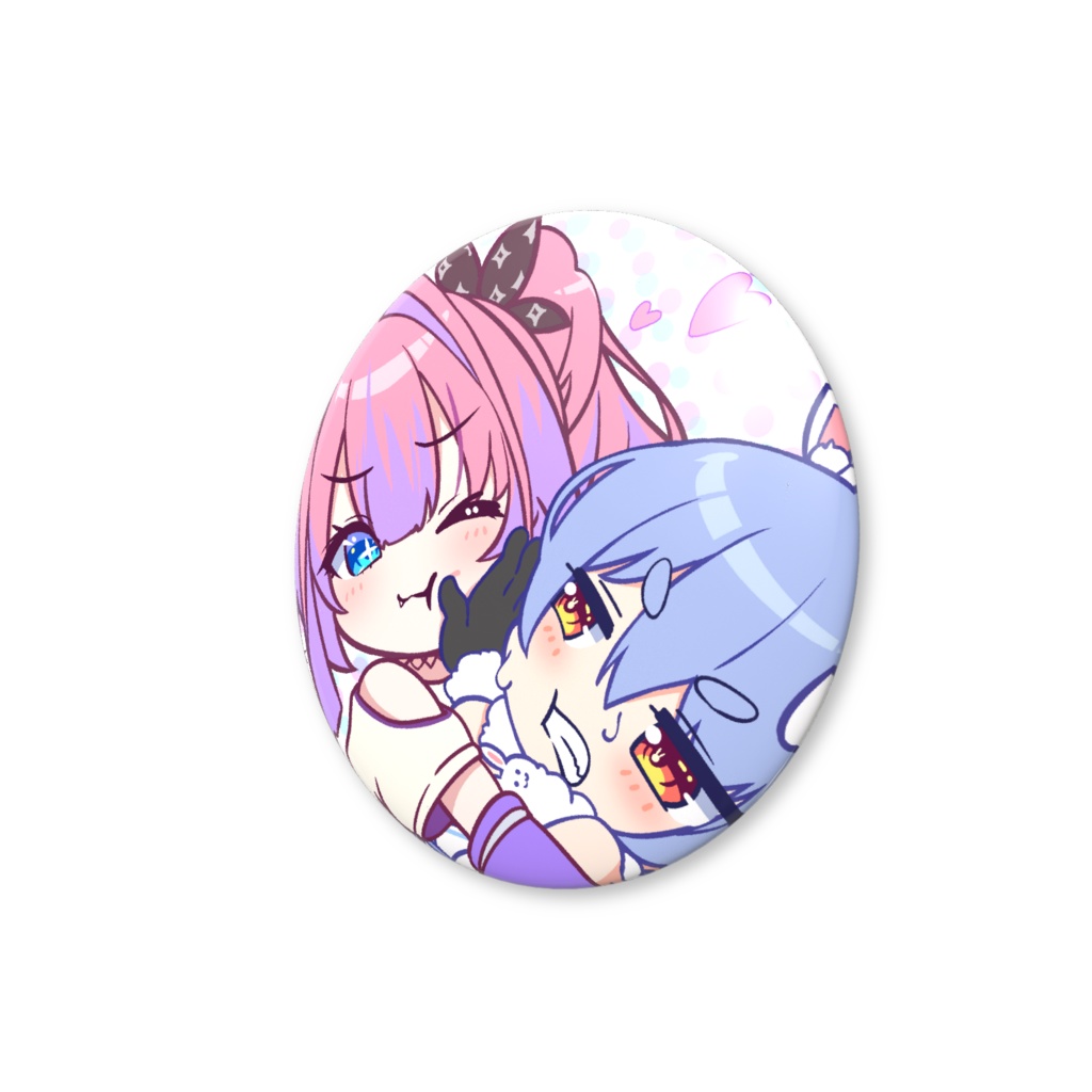 ぺこヴィヴィ缶バッジ【非公式】