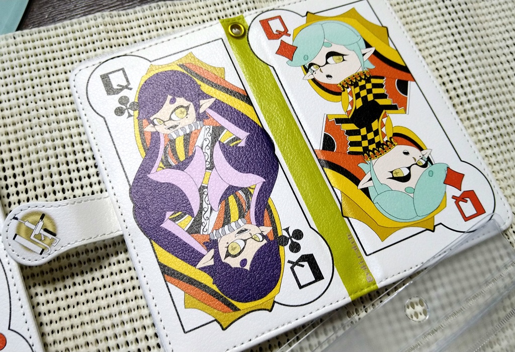 【SALE】トランプ風手帳型携帯ケース