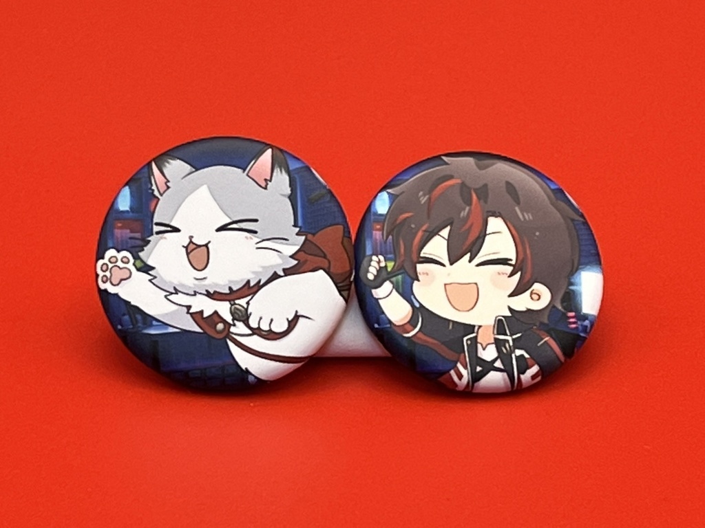 火原ヴァラ_3周年記念缶バッジ_缶バッジ32㎜_大喜びセット