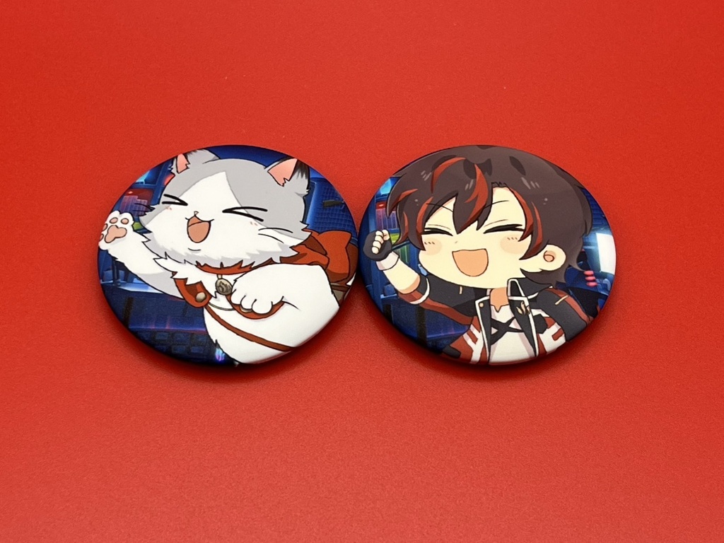 火原ヴァラ_3周年記念缶バッジ_缶バッジ44㎜_大喜びセット