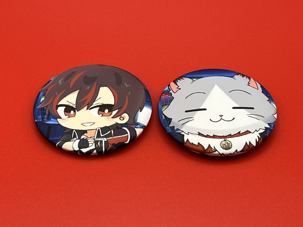 火原ヴァラ_3周年記念缶バッジ_缶バッジ44㎜_ドヤッ！セット