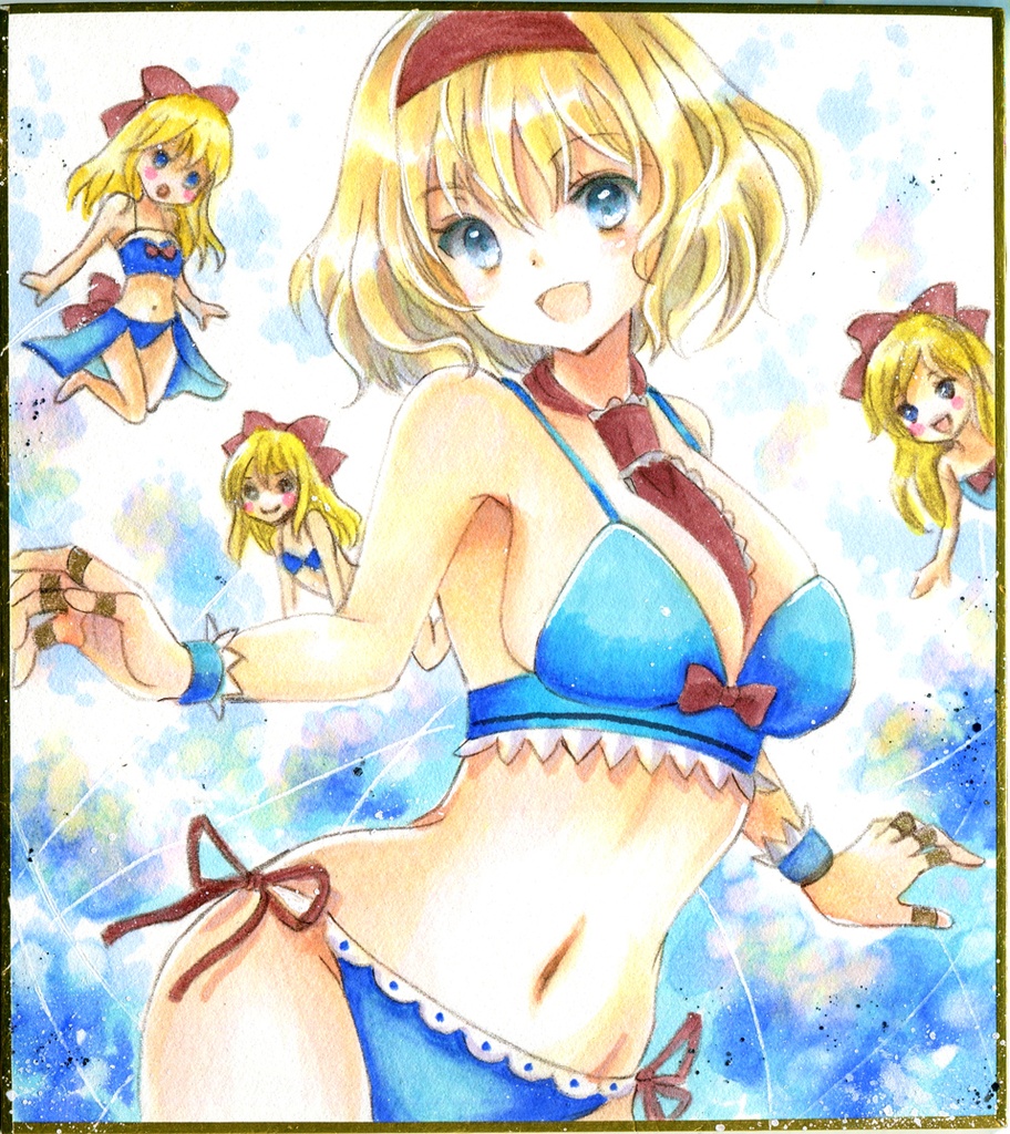 【東方、創作】オーダー色紙キャラ1名【納期は14日~20日】