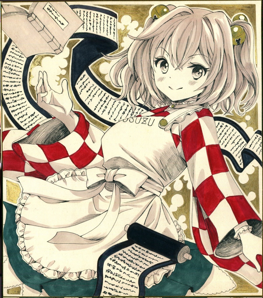 【東方、創作】オーダー色紙キャラ1名【納期は14日~20日】