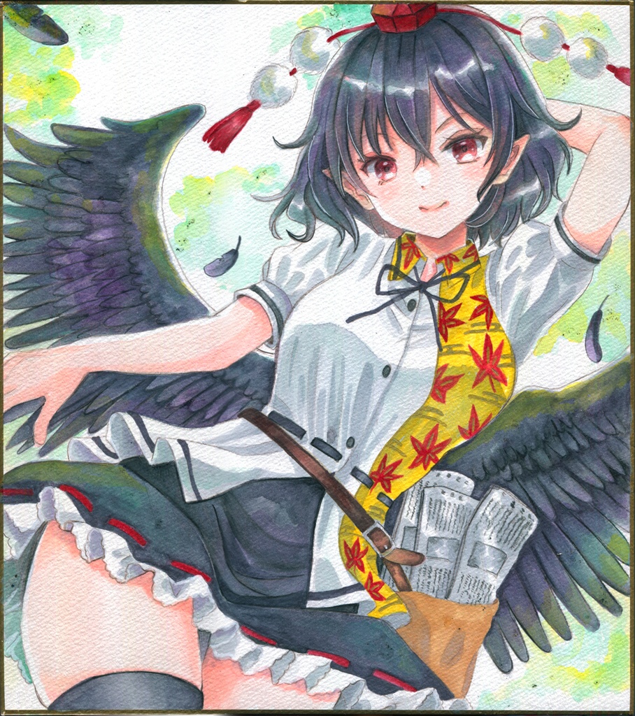 【東方、創作】オーダー色紙キャラ１名【納期は14日～20日】