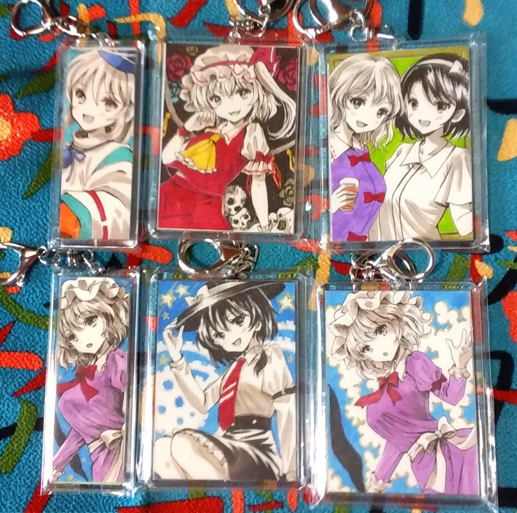 【東方】原画キーホルダー