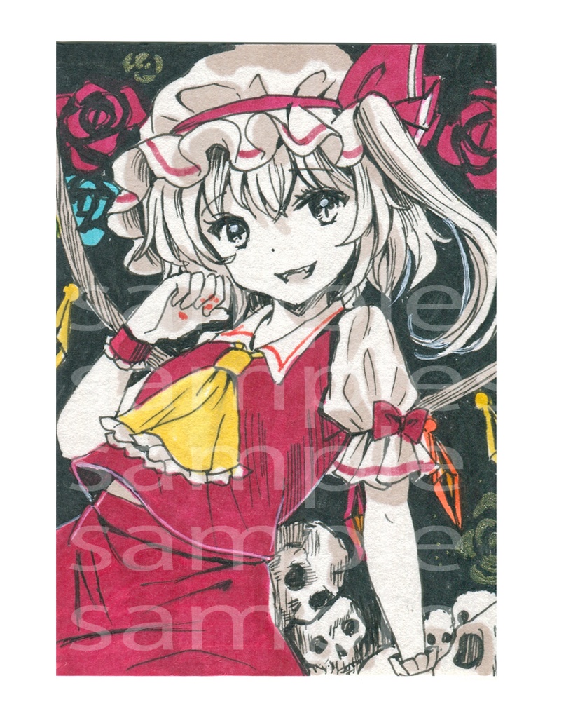 【東方】原画キーホルダー