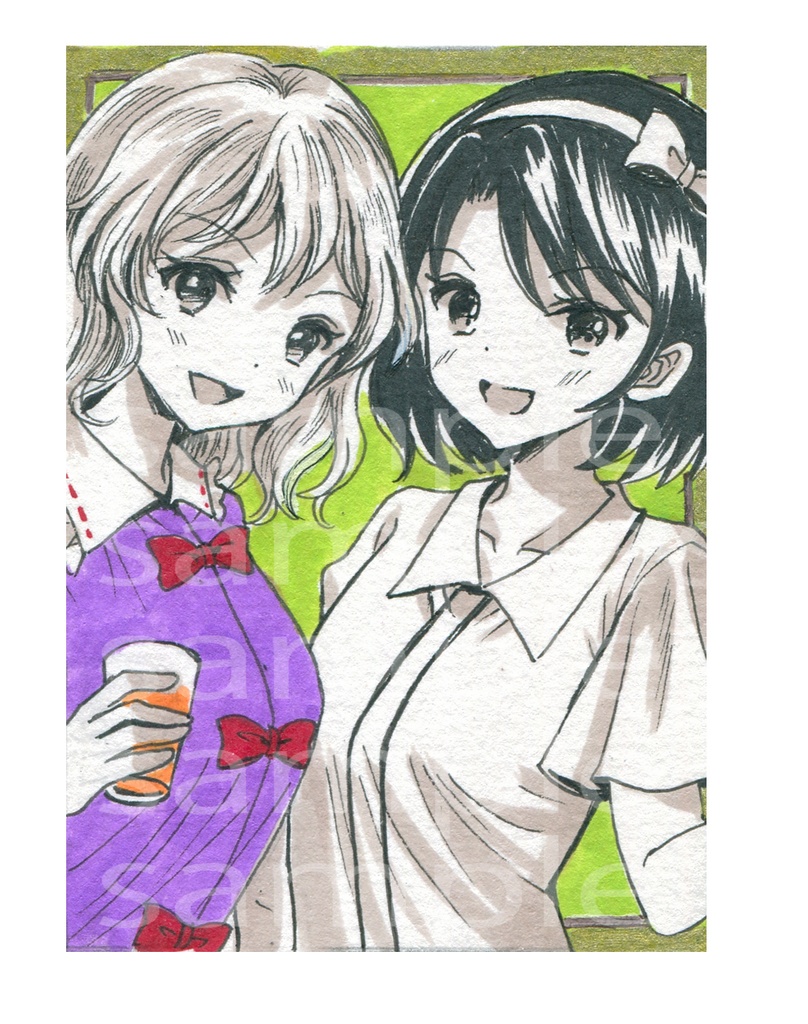 【東方】原画キーホルダー