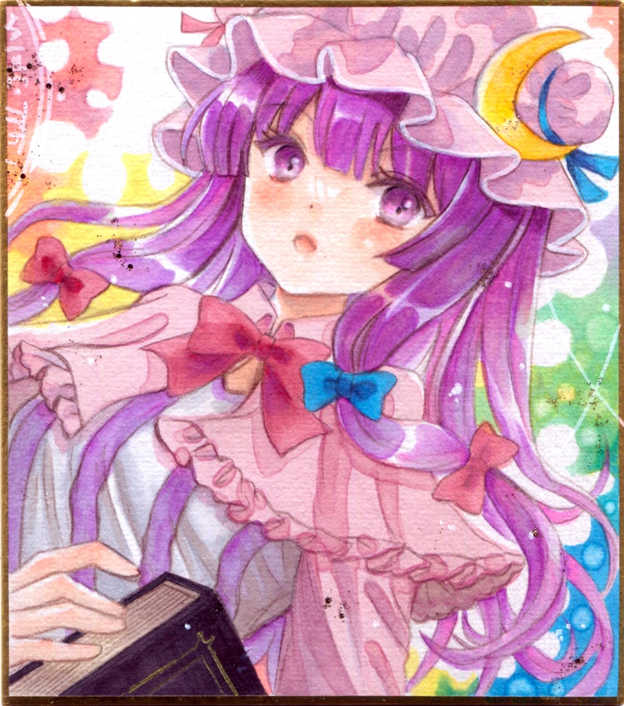 【３月27日23時半〜開始】パチュリー小色紙【東方】