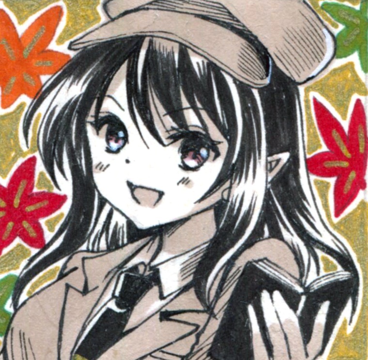 【原画キーホルダー】キャスケット文【推しを持ち歩ける‼️】