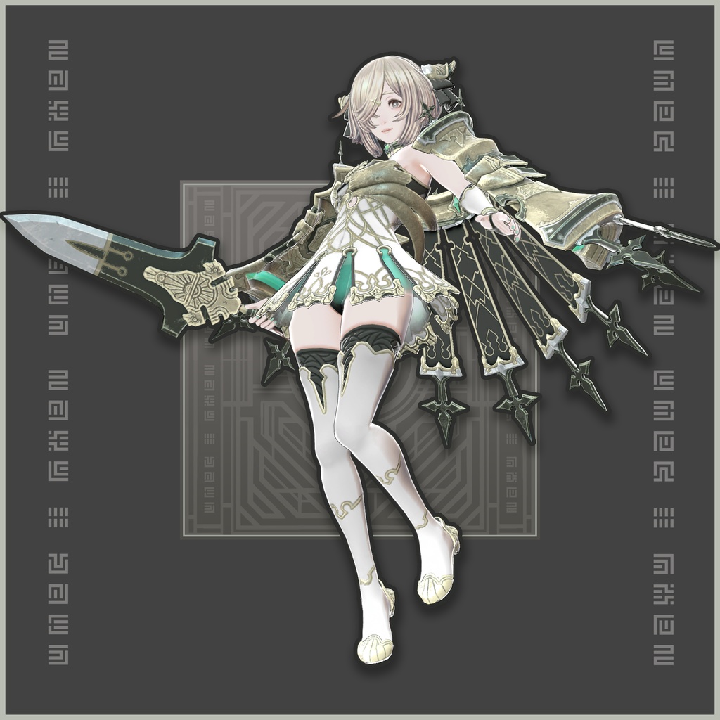 【オリジナル3Dモデル】ユニ:ユークレース