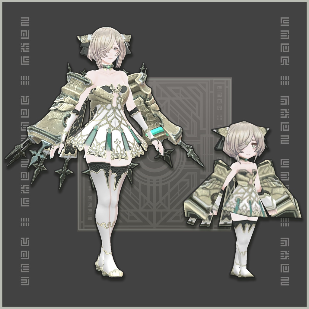 【オリジナル3Dモデル】ユニ:ユークレース Ver.256