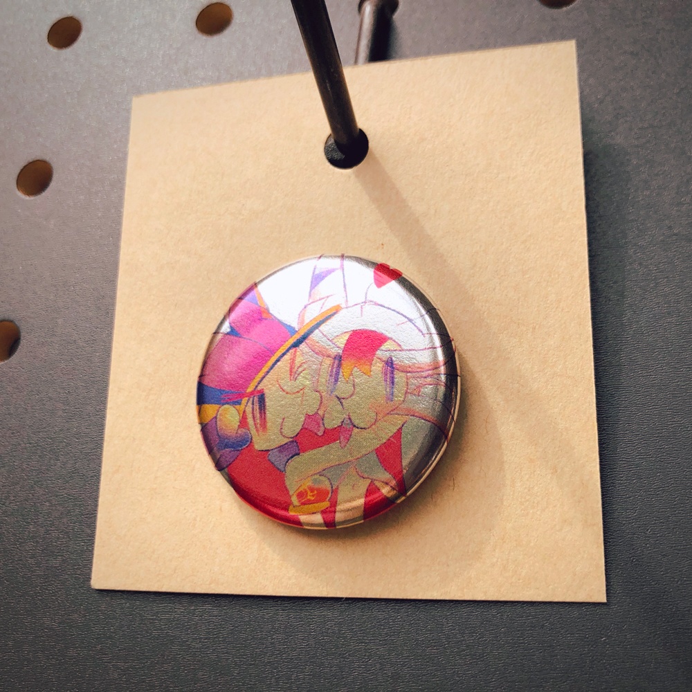 缶バッジ2個セット (メタル&グリッター)