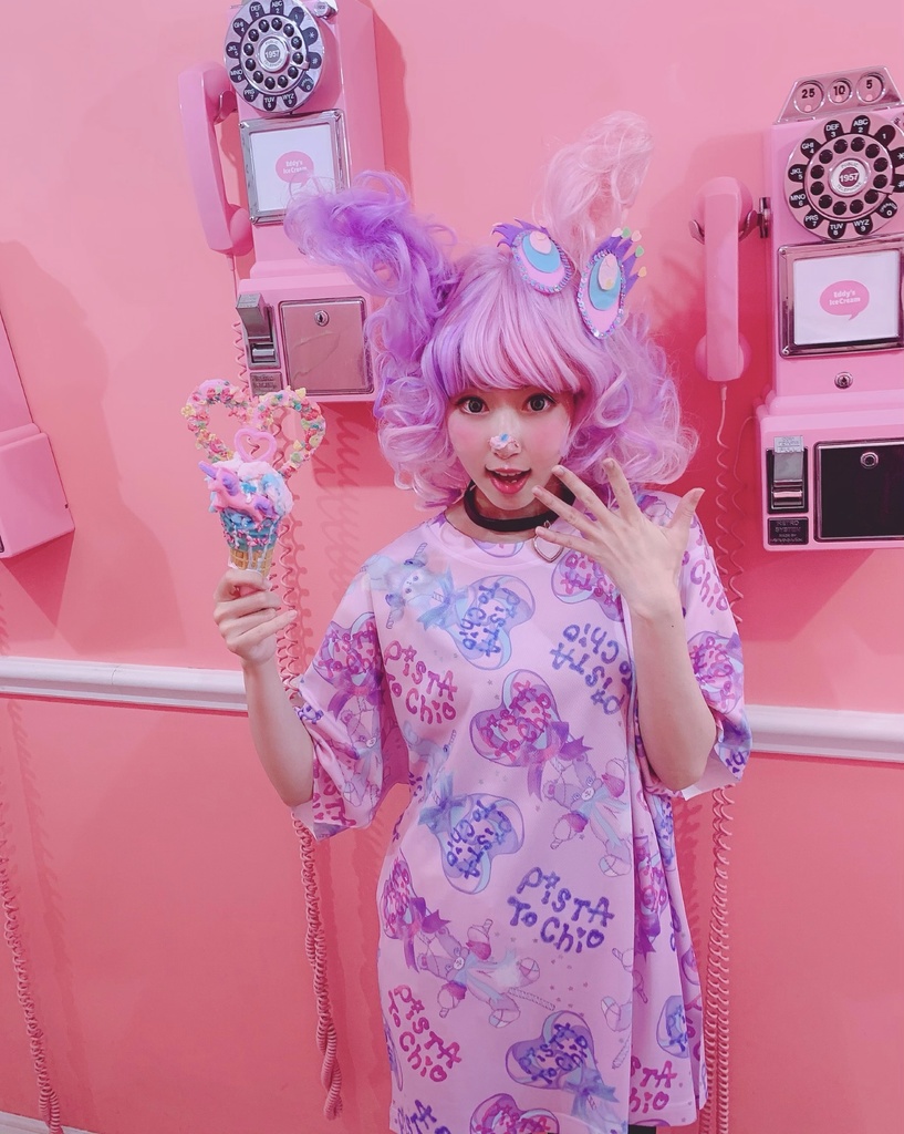 廃墟の原宿BIG Tシャツ☆ピンク