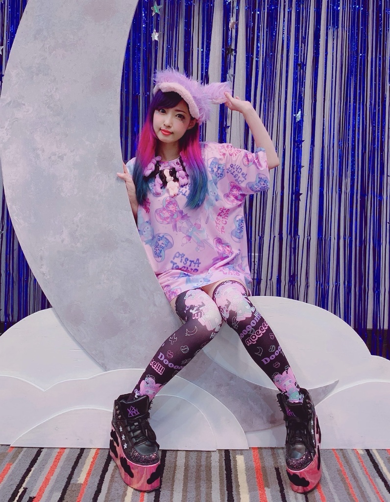 廃墟の原宿BIG Tシャツ☆ピンク