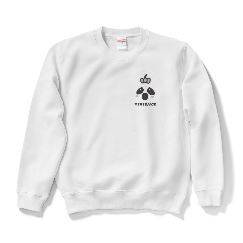 【ミニばけ】スウェット・白