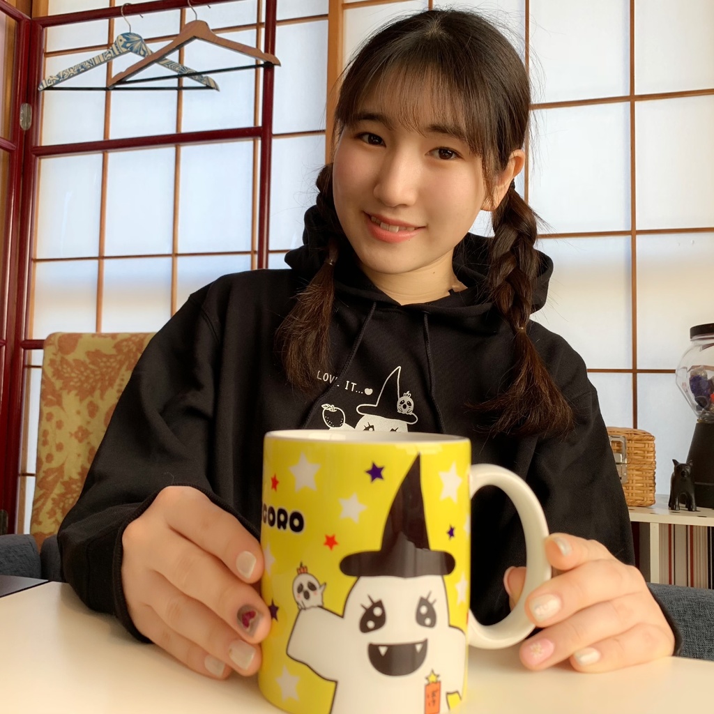 ばけごろうマグカップ〜ご挨拶編・黄色〜