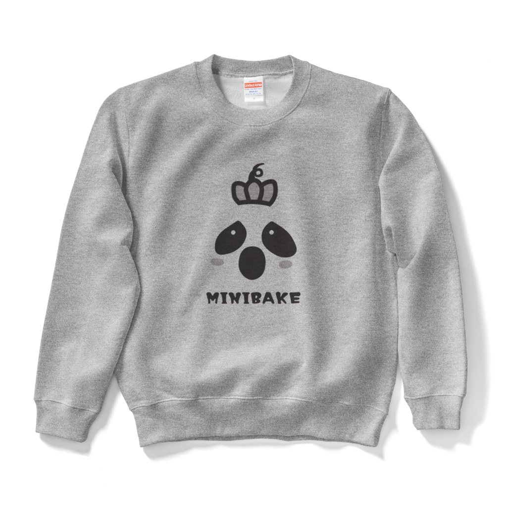 【ミニばけ】さらに顔アップなスウェット・グレー