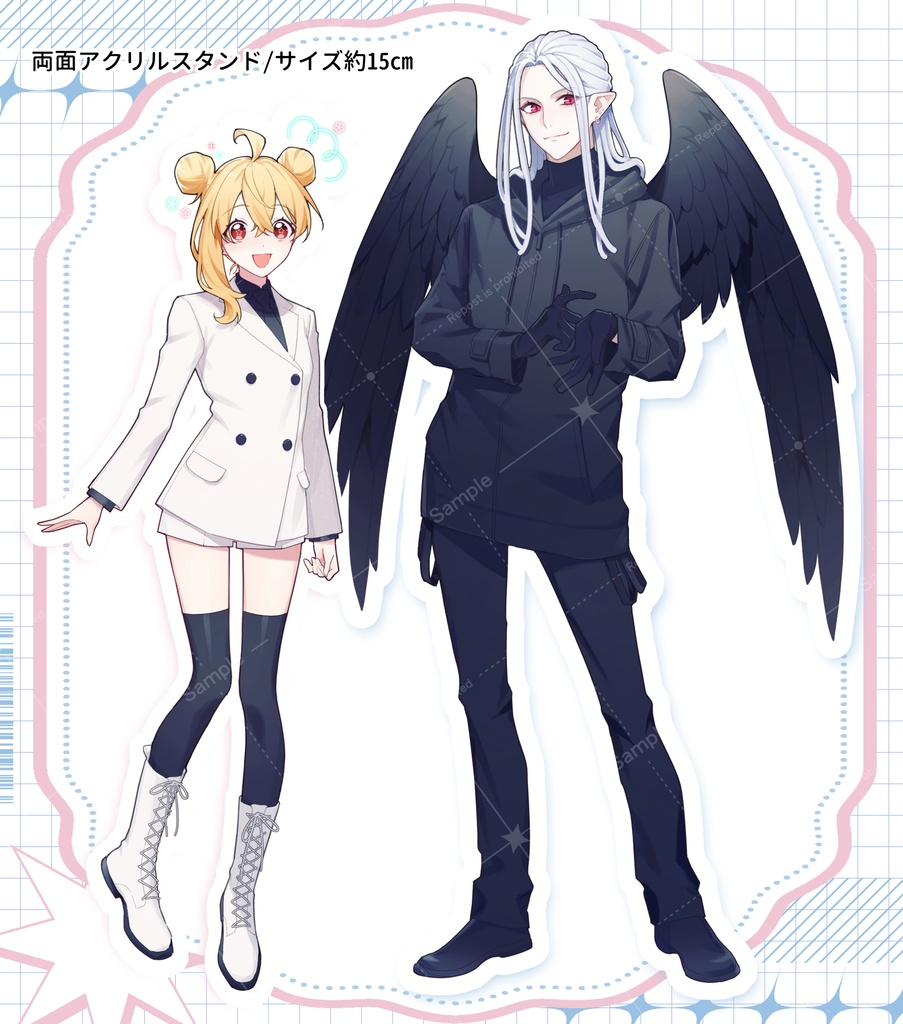 【非公式】VCRGTA3救急と鴉アクリルスタンド【葛葉/とおこ】