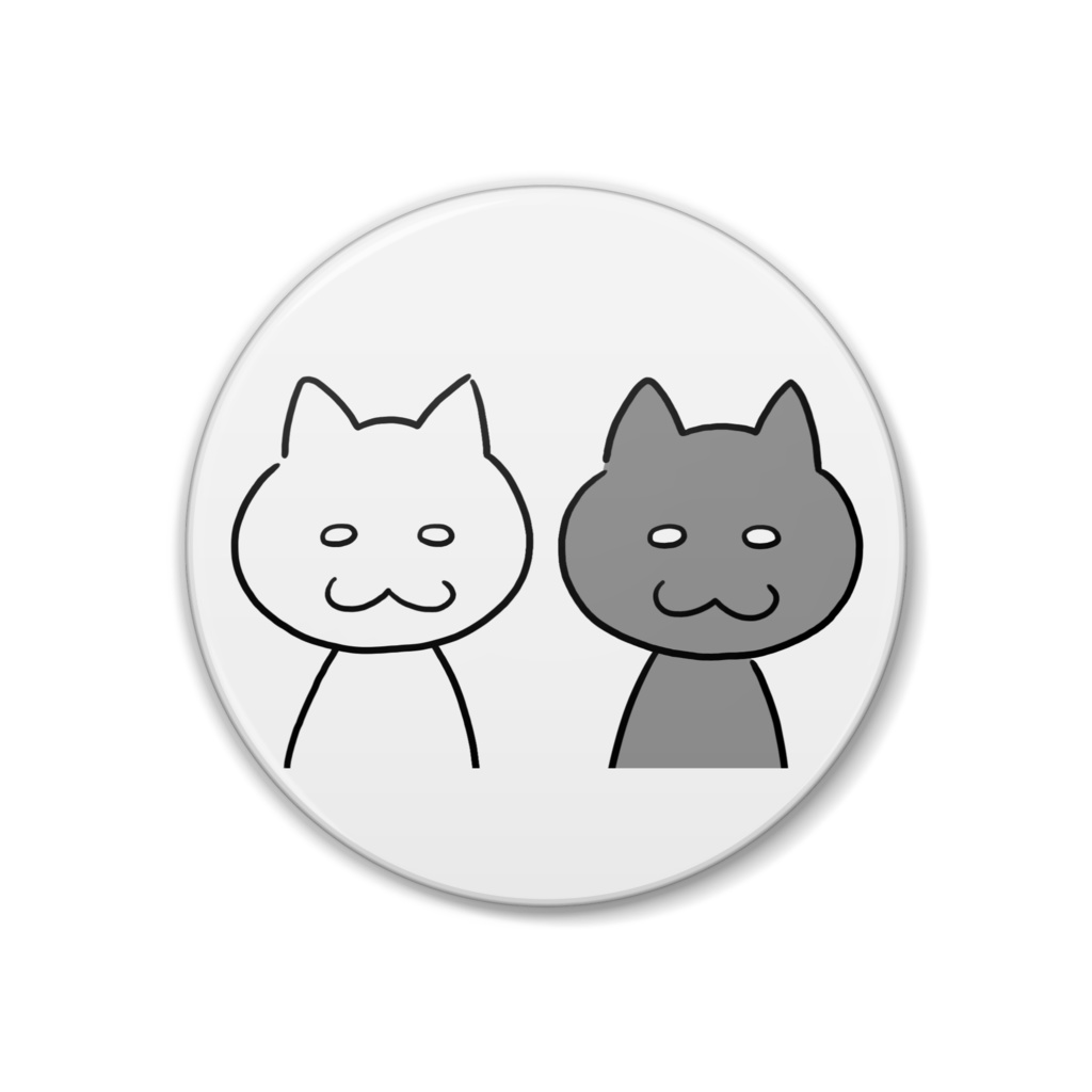 モーノ＆クーロ 缶バッジ