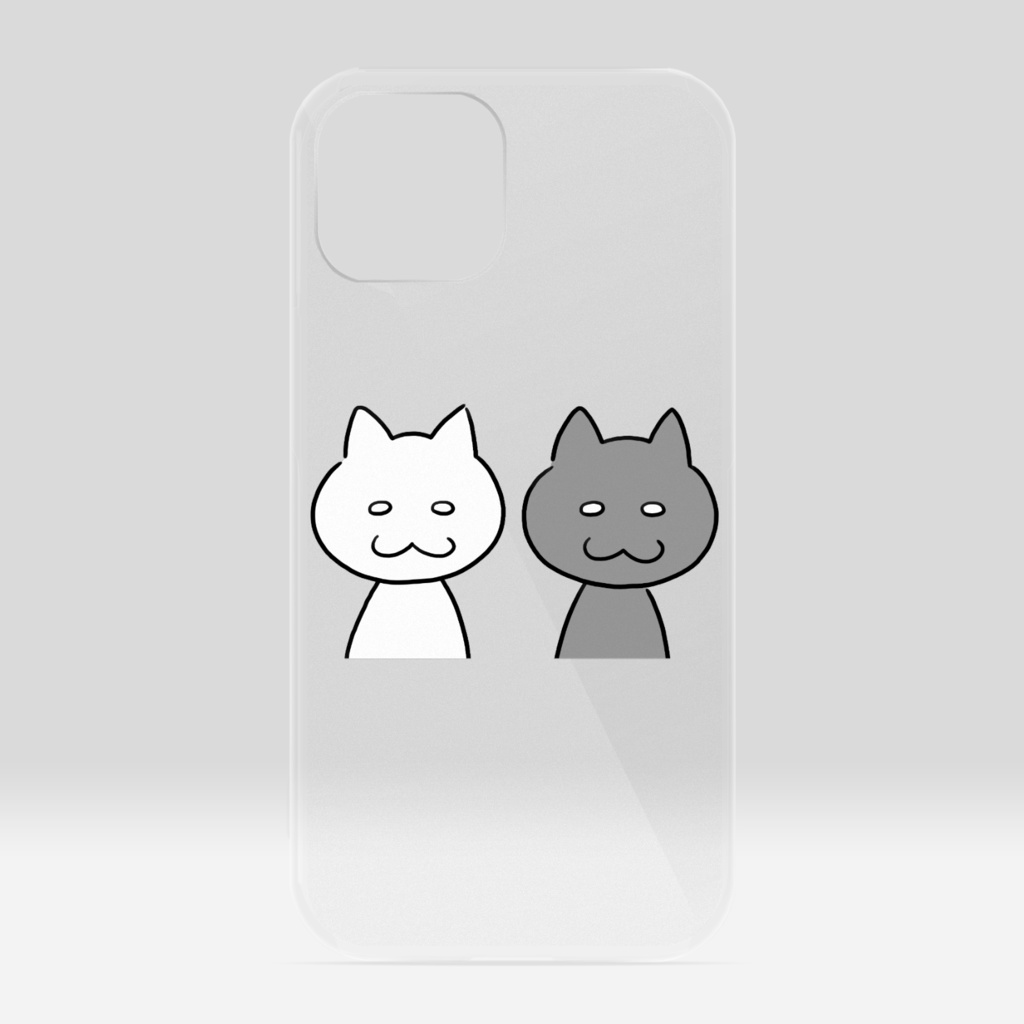 モーノ＆クーロ クリアiPhoneケース