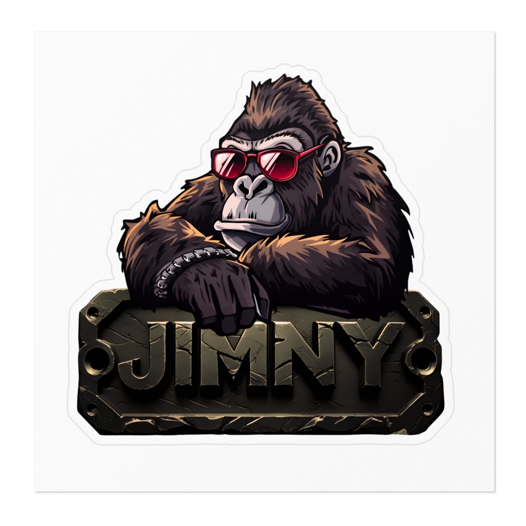ジムニー ゴリラ ステッカー Jimny Gorilla Sticker