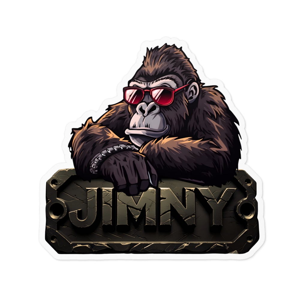 ジムニー ゴリラ ステッカー Jimny Gorilla Sticker